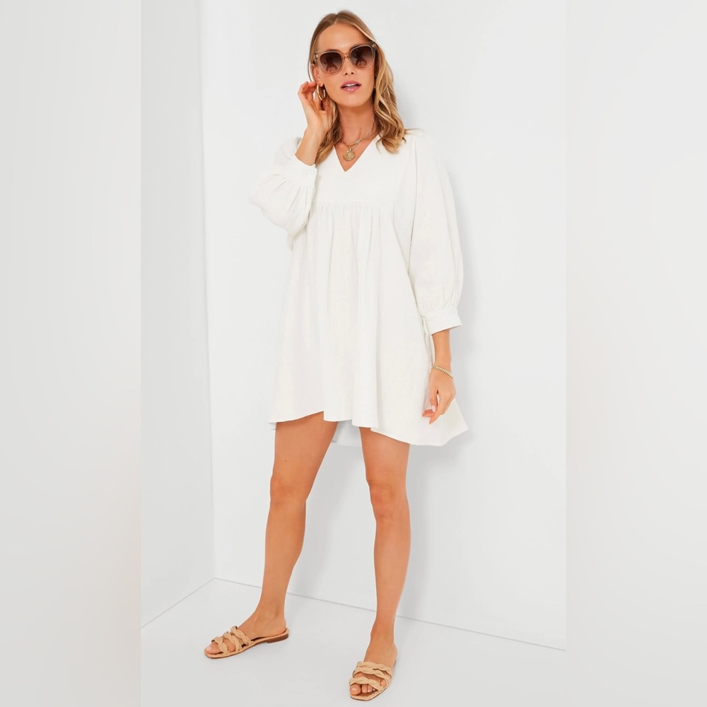 NWT Tuckernuck Pomander Place White Millie Gauze Dress
